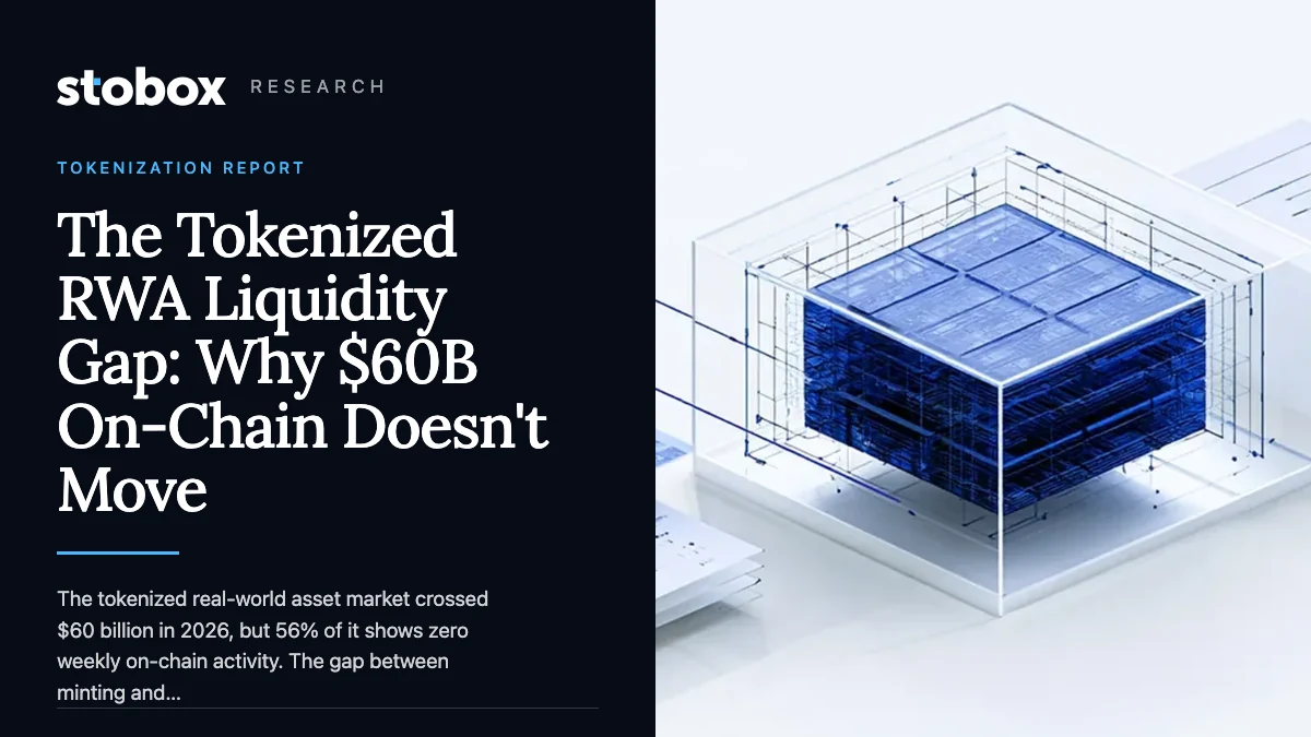 The Tokenized RWA Liquidity Gap: Why $60B On-Chain Doesn't Move
